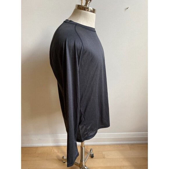 ZELLA BNWOT Men Performance Long Sleeve Shirt Black Activewear - Picture 3 of 6